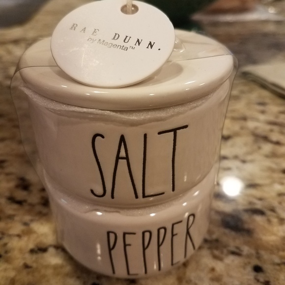 Rae Dunn Other - Rae Dunn salt and pepper stacker Rae Dunn Other - Rae Dunn salt and pepper stacker